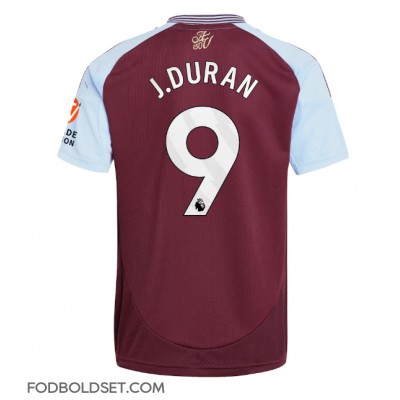 Aston Villa Jhon Duran #9 Hjemmebanetrøje 2024-25 Kortærmet Aston Villa Jhon Duran #9 Hjemmebanetrøje 2024-25 Kortærmet
